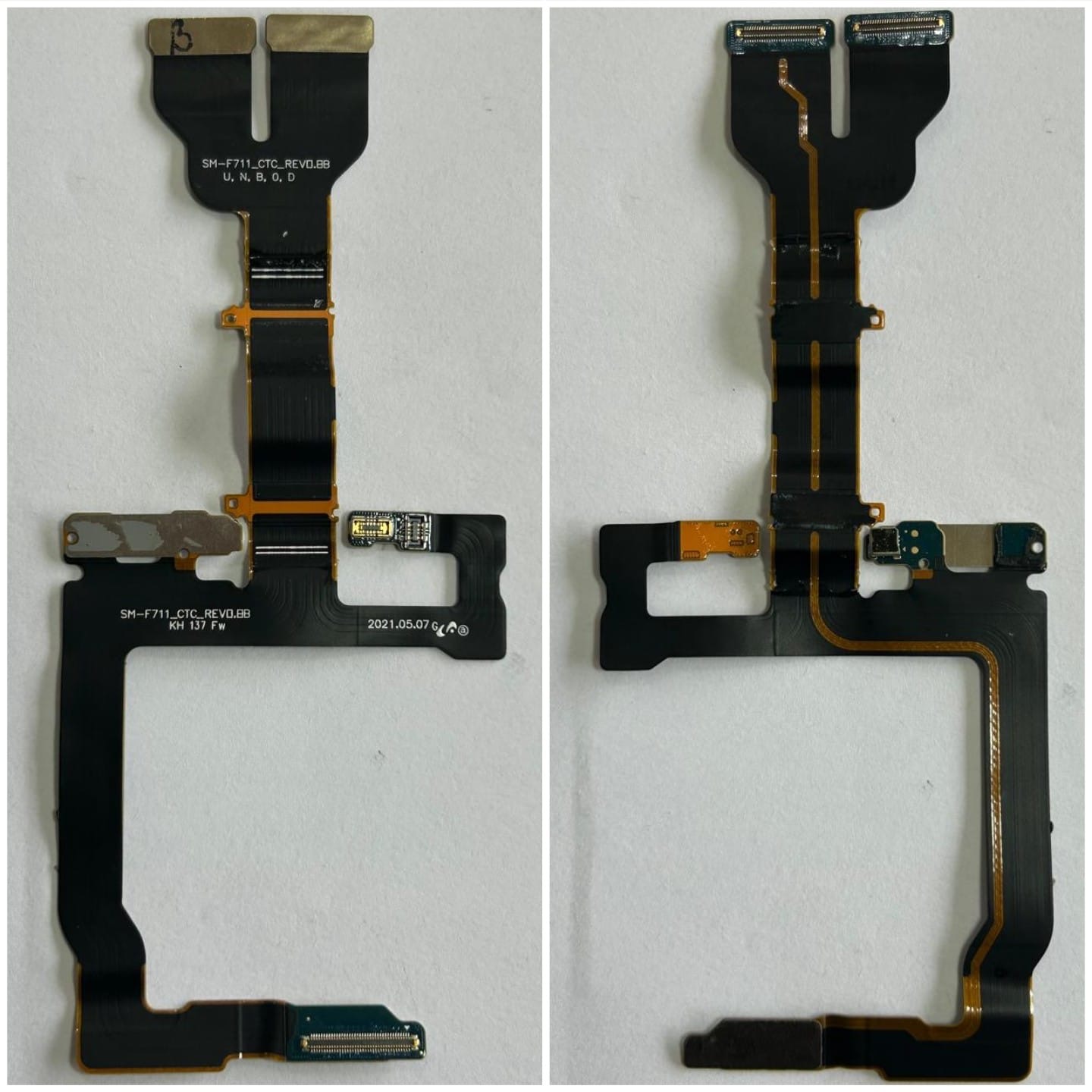 Flex de Placa Lógica Samsung Z Flip 3 / F711B/U Original Usada