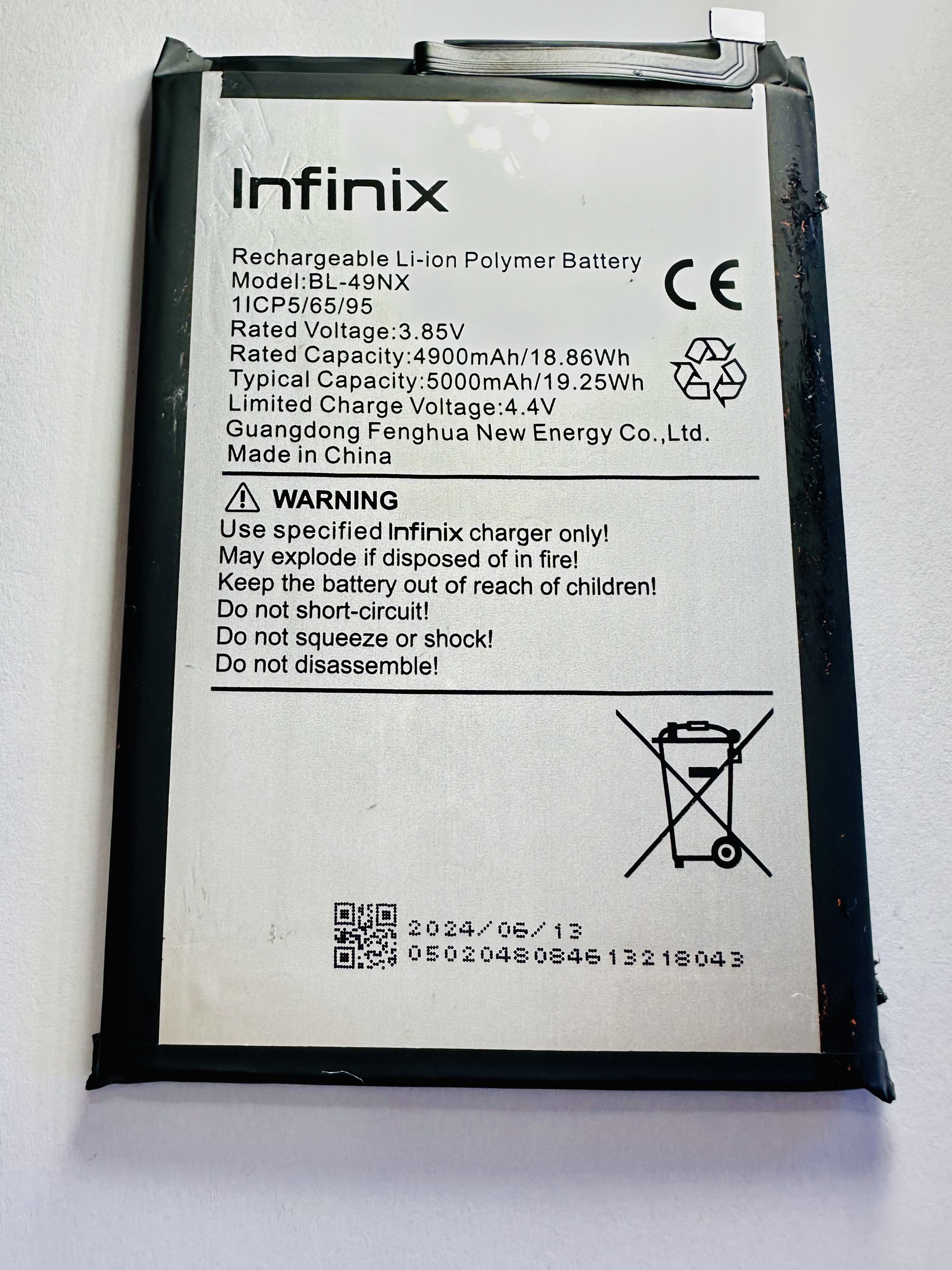 Bateria Infinix Hot 40i Modelo:Bl-49NX