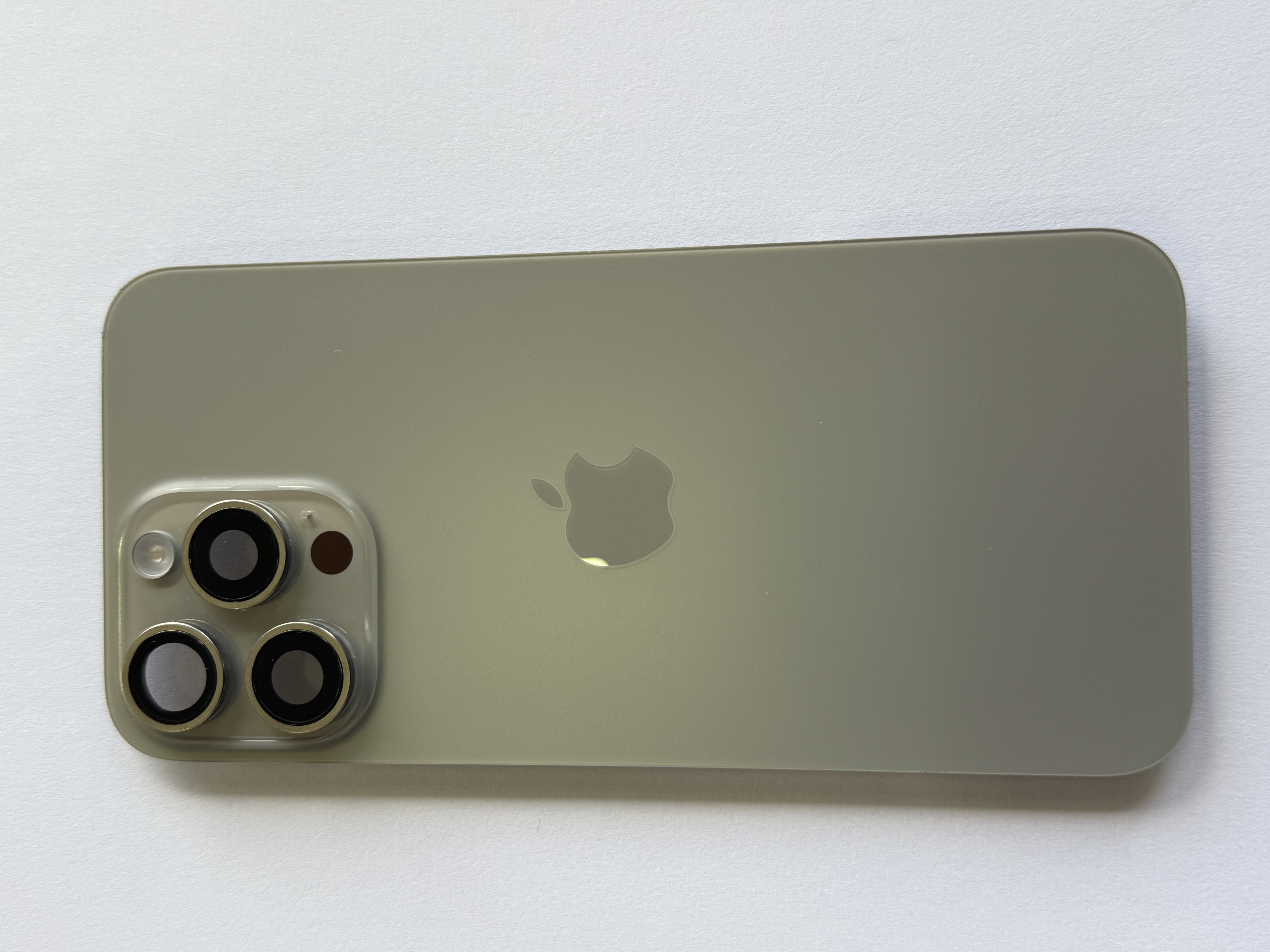Tapa Original IPhone 15 Pro Max Gris Titanio