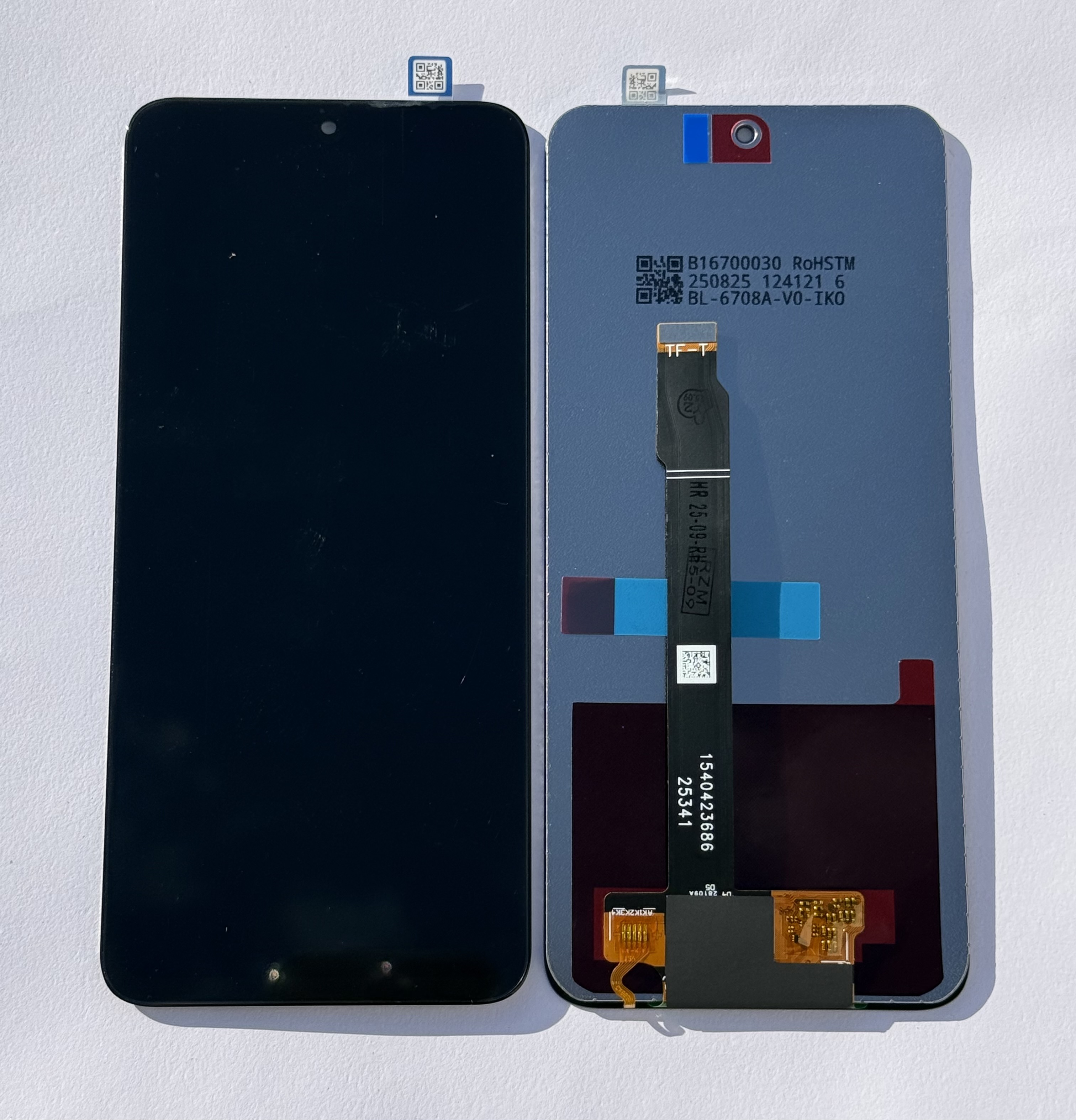 Pantalla Honor X8 sin marco 