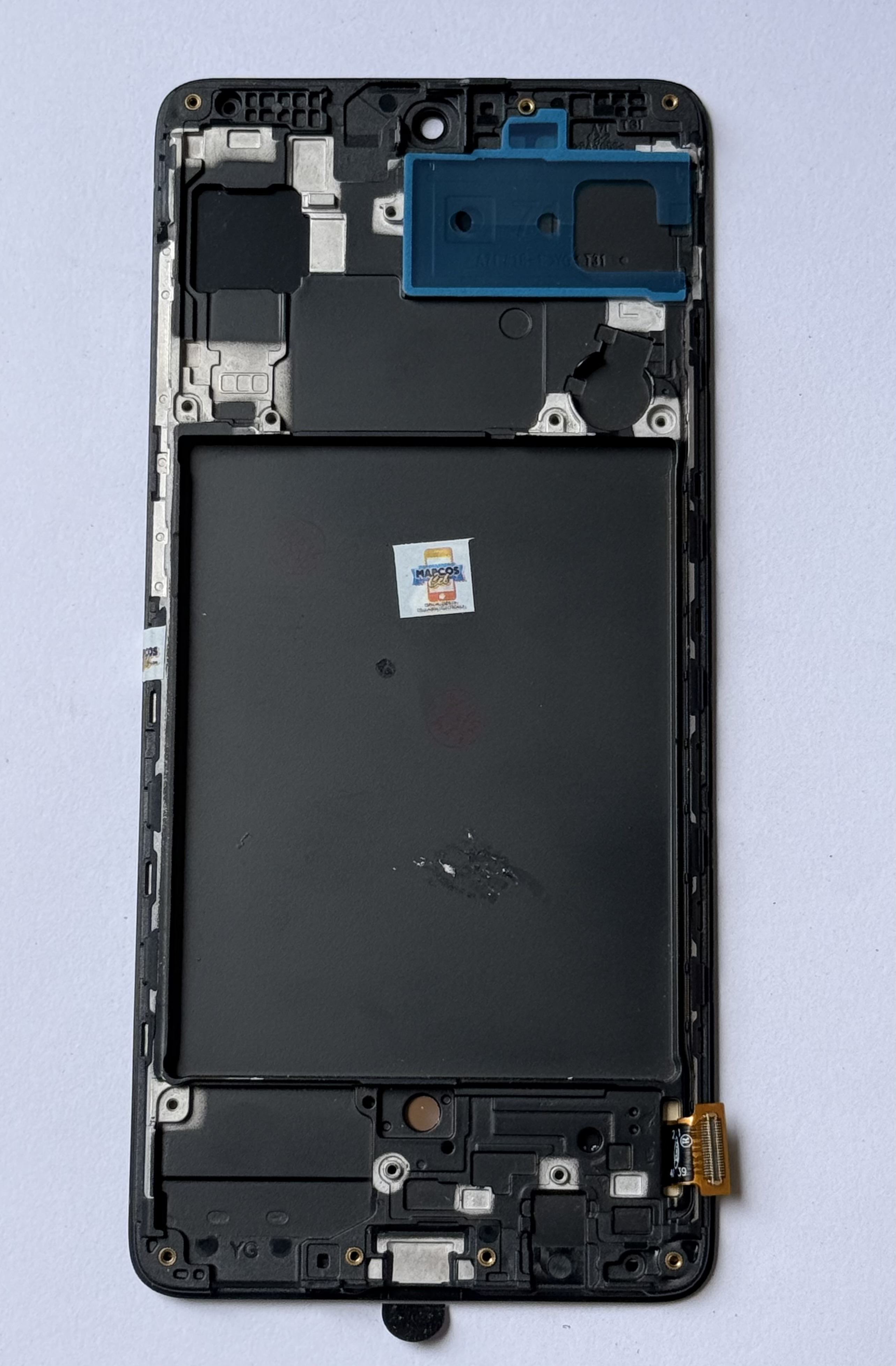 Pantalla samsung a71 oled con marco probar si da huella 