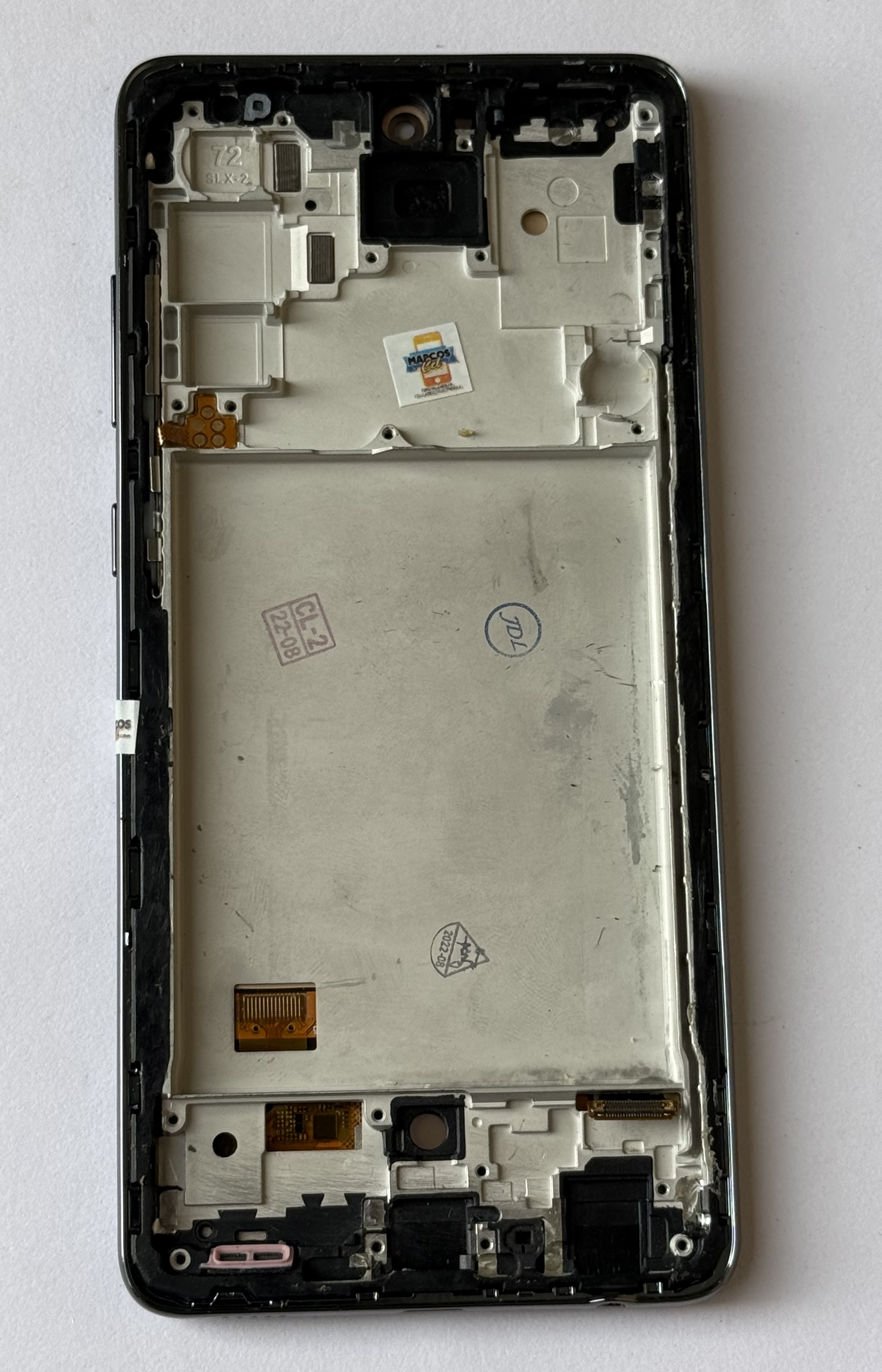 Pantalla Samsung A72 Oled Con Marco