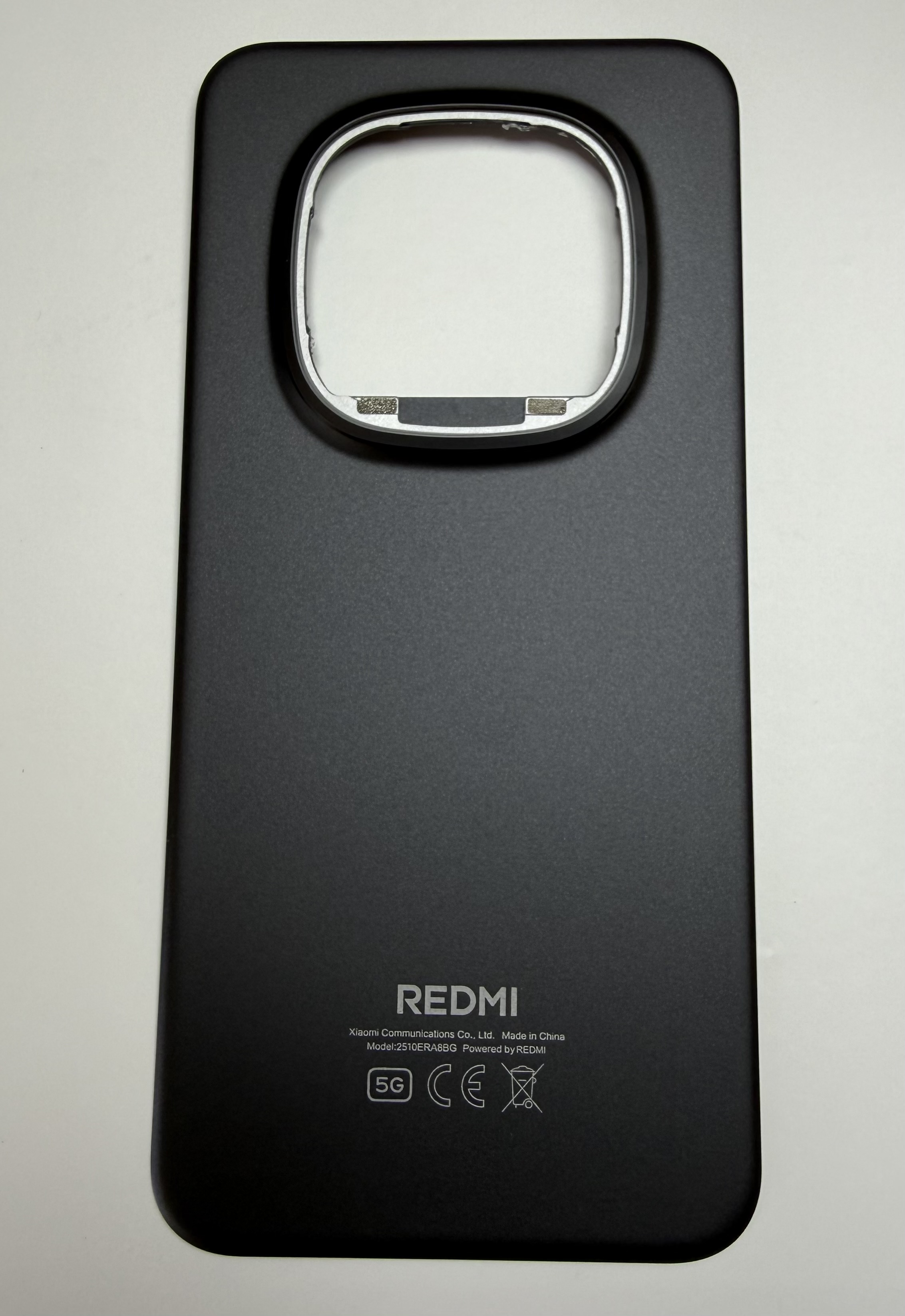 Tapa Xiaomi Redmi Note 15 Pro Plus Negro