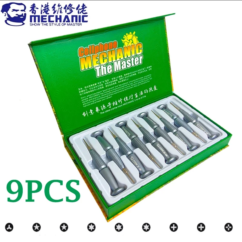 Kit de Desarmadores CORN Marca Mechanic 